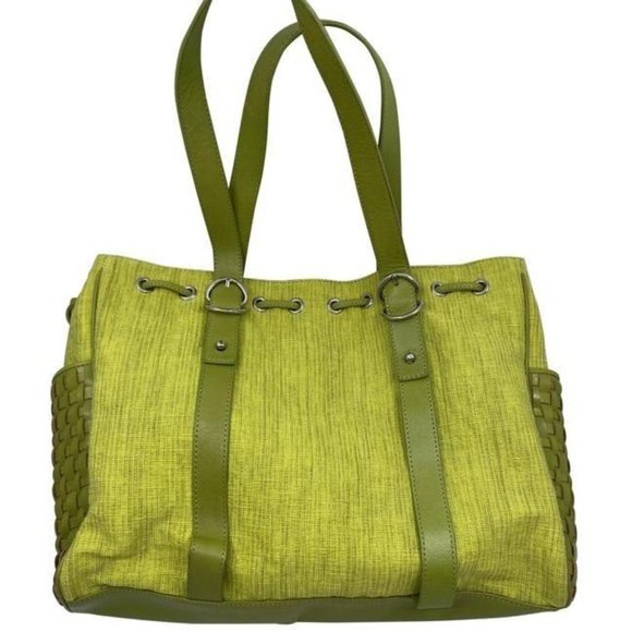 Kenneth Cole Handbags - kenneth cole bag green fabric tote